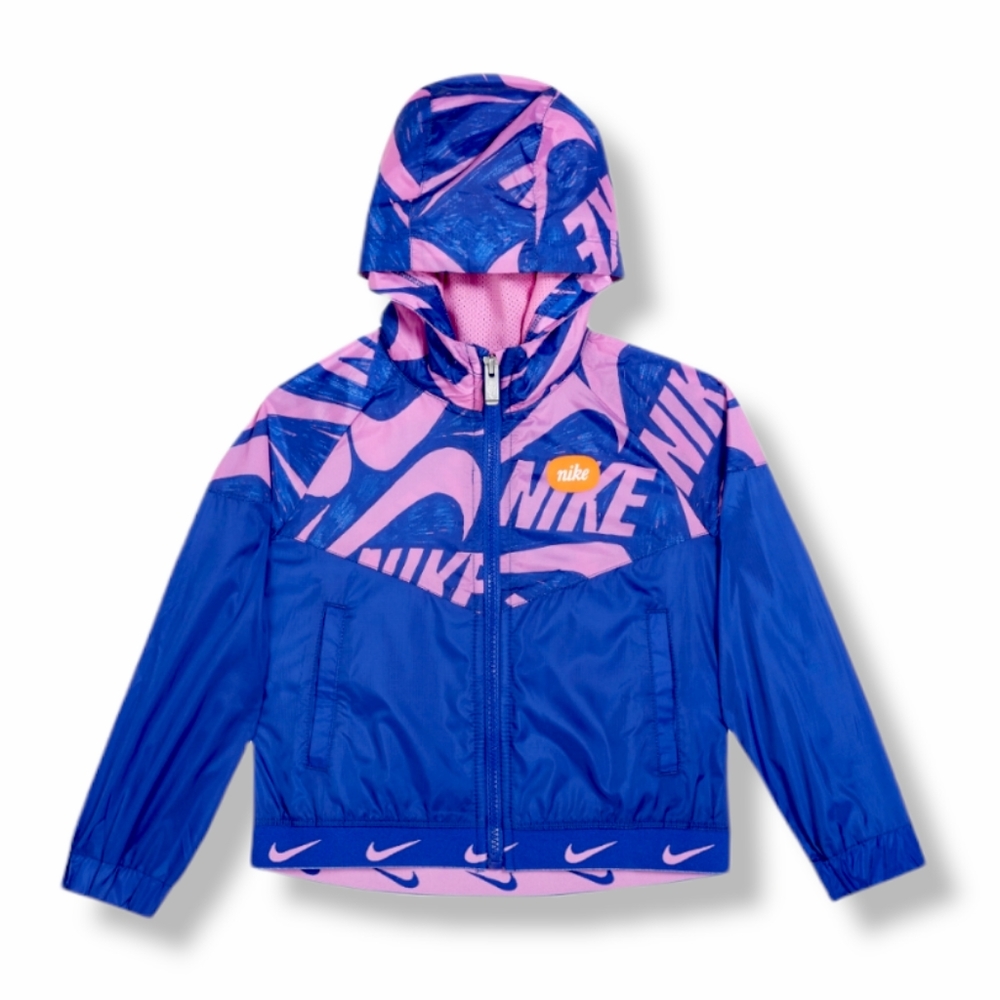 NIKE Sportswear Scribble Logo Cropped Jacket